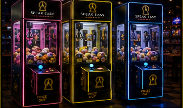Speak Easy mini claw machines